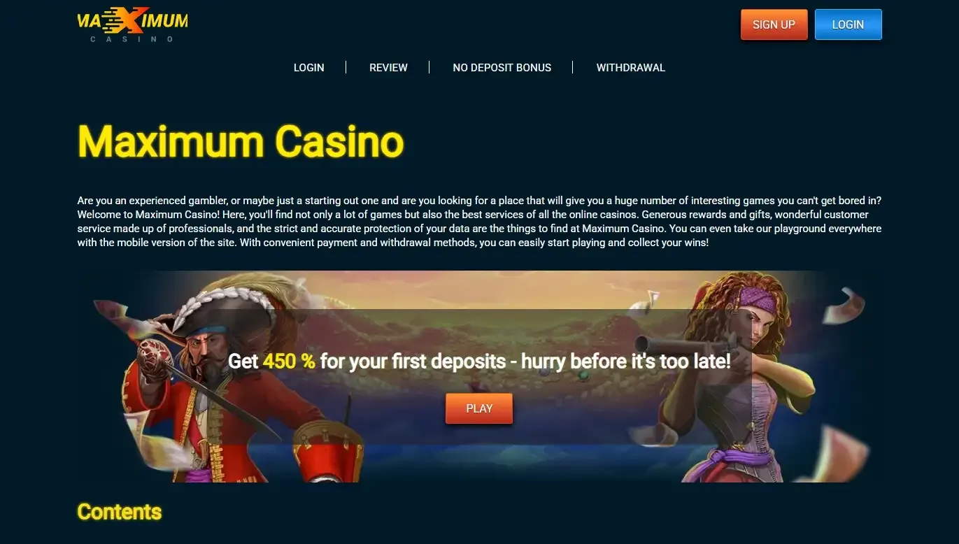 maximum casino - Exclusive Welcome Bonus Offer 2026